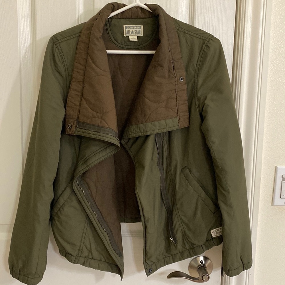 Converse army green jacket